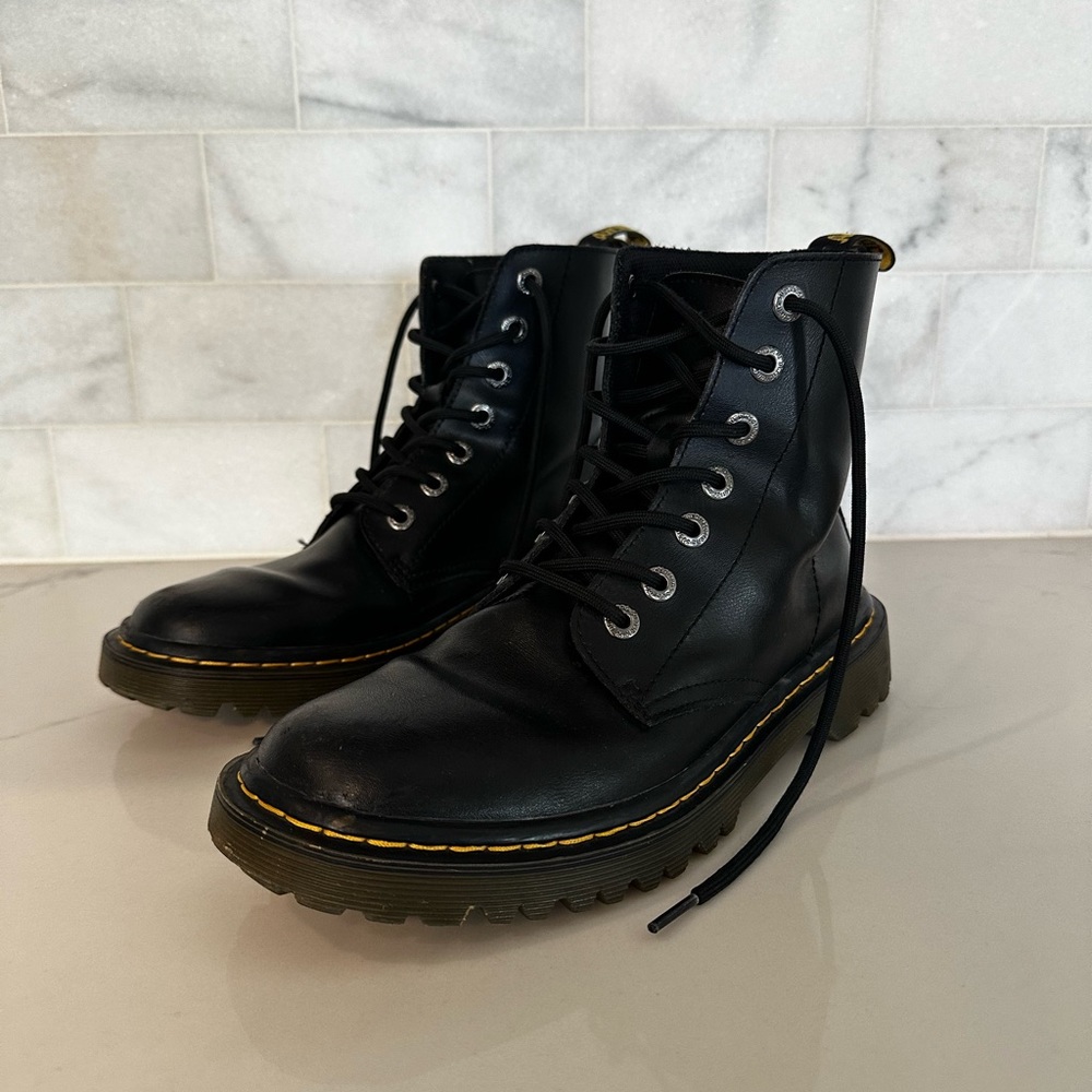 Dr. Marten’s Luana Black Combat Boots- Size 8